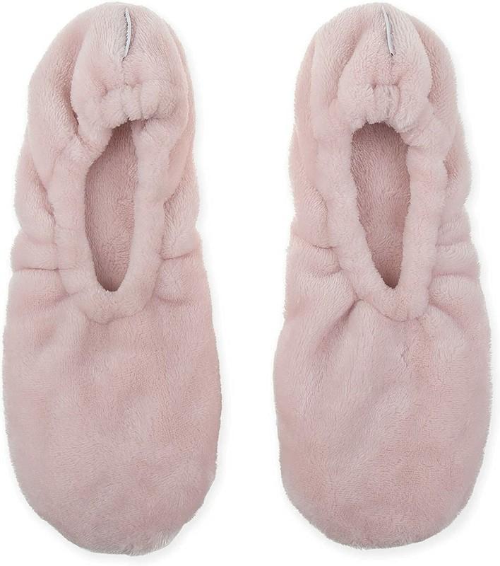 Wamsutta Ultra Plush Memory Foam Footies Slippers One Size Fits Most