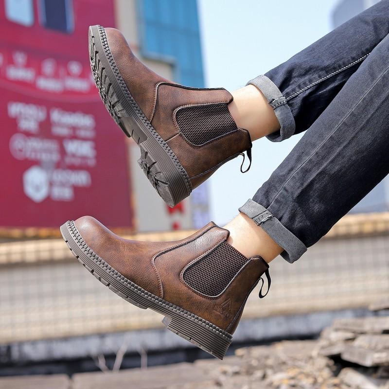 Water Proof Safety Work Shoes For Men Indestructible Construction Work Shoes