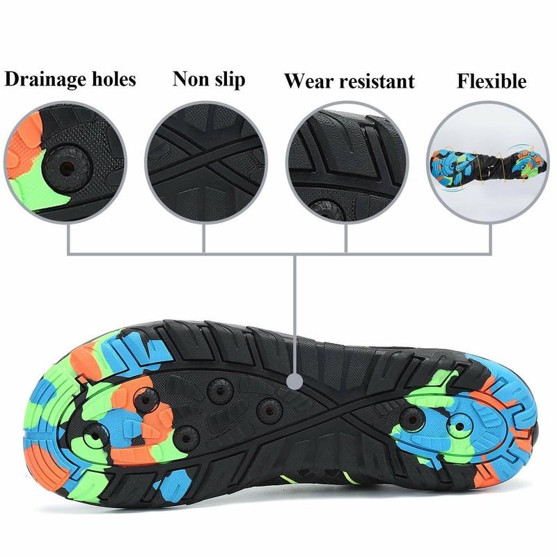 Water Shoes Quick Dry Barefoot For Swim Diving Surf Aqua Sport Beach Vacation