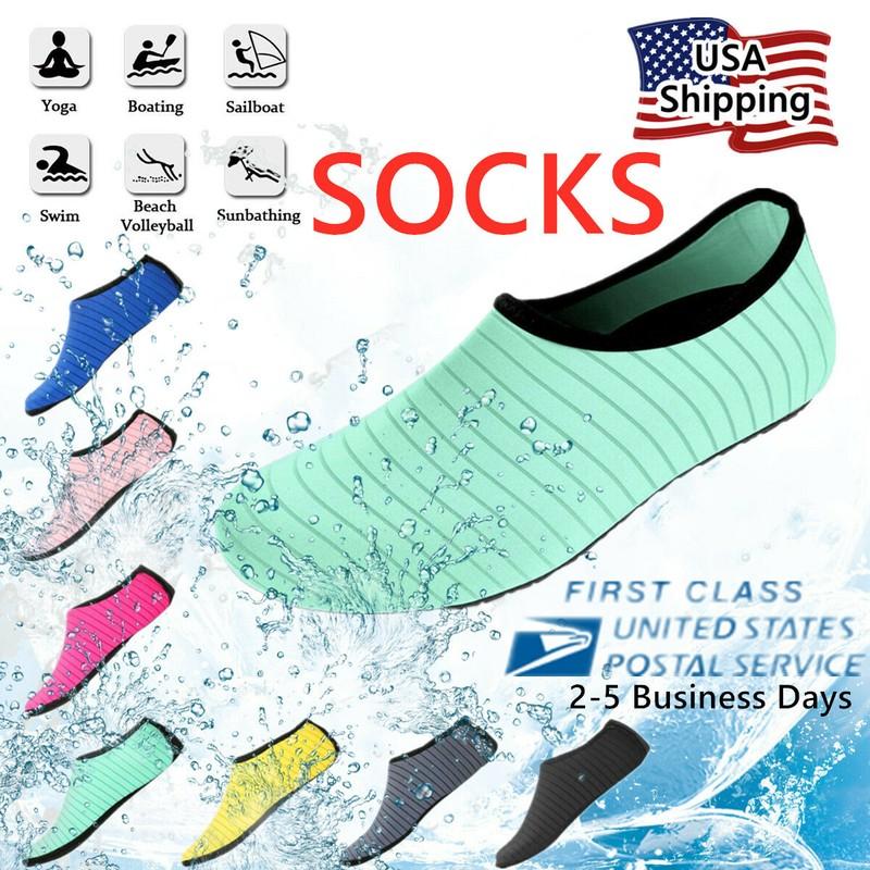 Water Socks Barefoot Skin Shoes Quick-Dry Aqua Beach Water Swim Sports Vacation