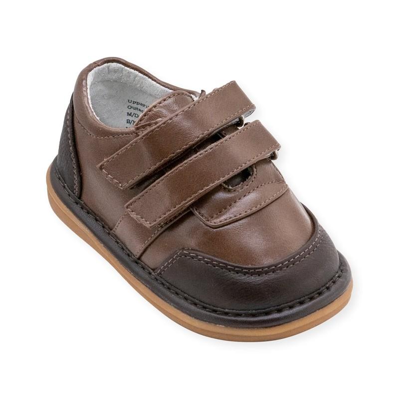 Wee Squeak James Two-Tone Toddler Squeaky Shoe Size 3-12
