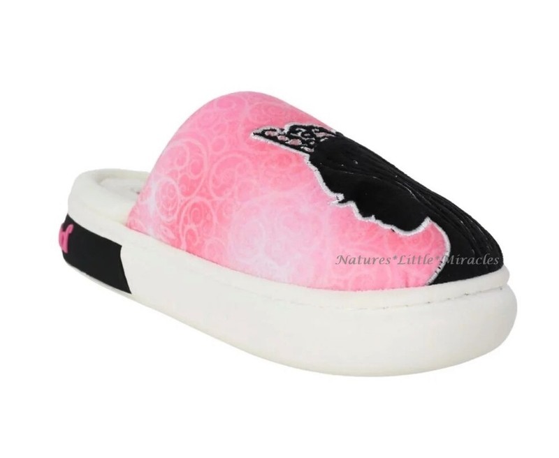 Wicked Slippers Girls Size 11 12 13 1 2 3 Pink Green Glinda Elphaba Scuff Pajama