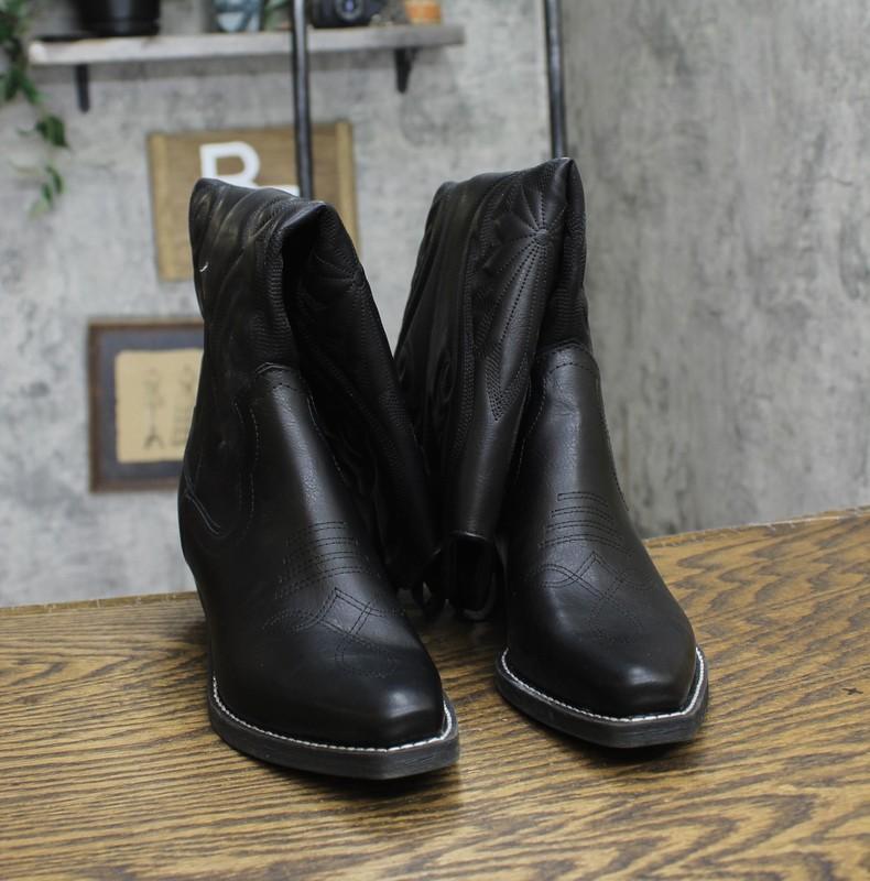 Wild Fable Womens Kenzi Western Boots With Memory Foam Insole Jet Black 6M