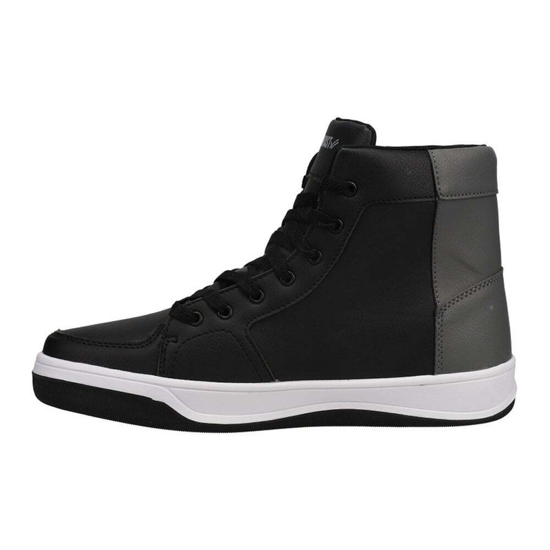 William Rast Empire High Top Mens Black Sneakers Casual Shoes WR1608-019