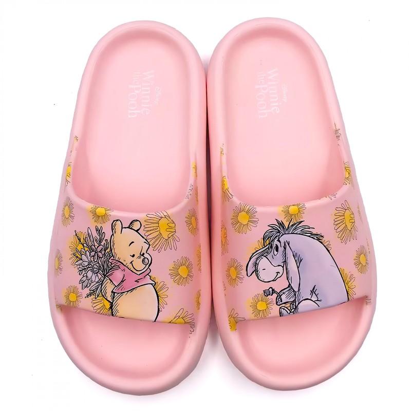 Winnie The Pooh Flowers For Eeyore Women's Flip Flop Cloud Comfort Slide Sandal