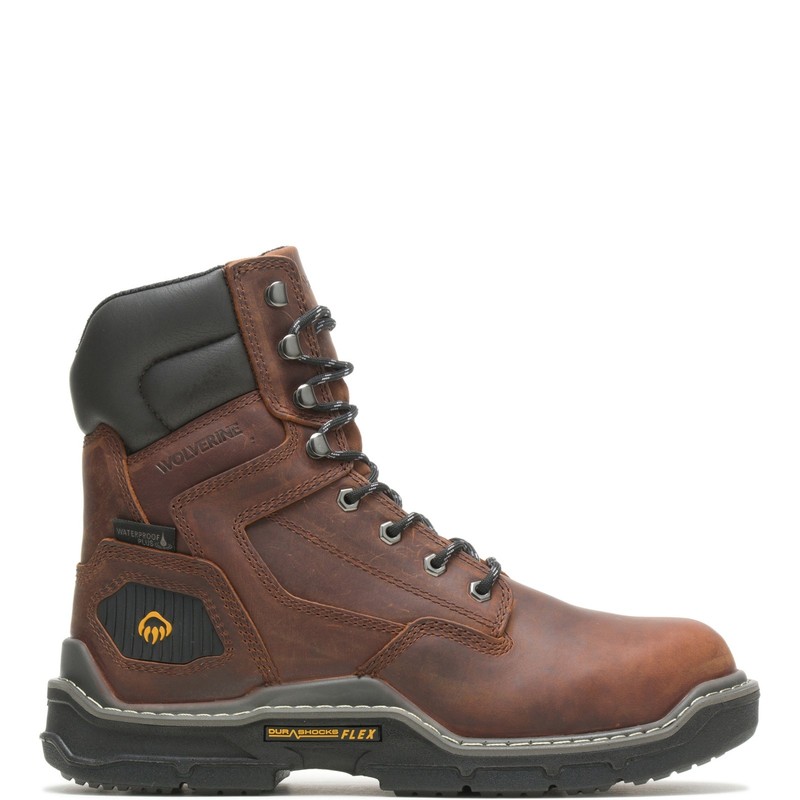 Wolverine Men Raider DuraShocks® Insulated 8" CarbonMAX Boot Shoes