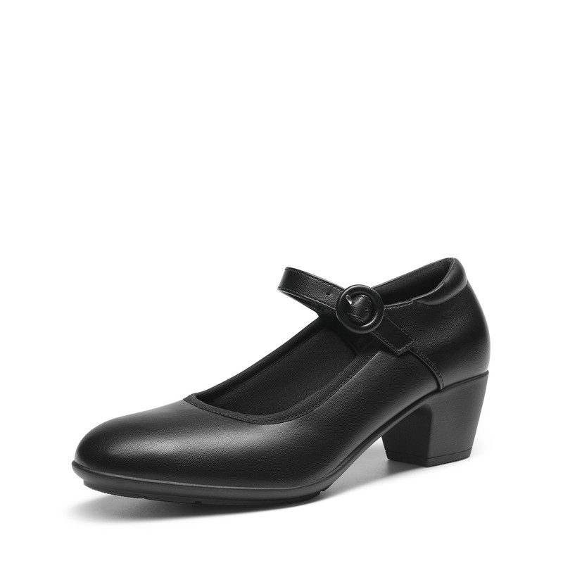 Women All Day Comfort Pumps Low Chunky Mary Jane Pumps Daily Work Dress Pumps