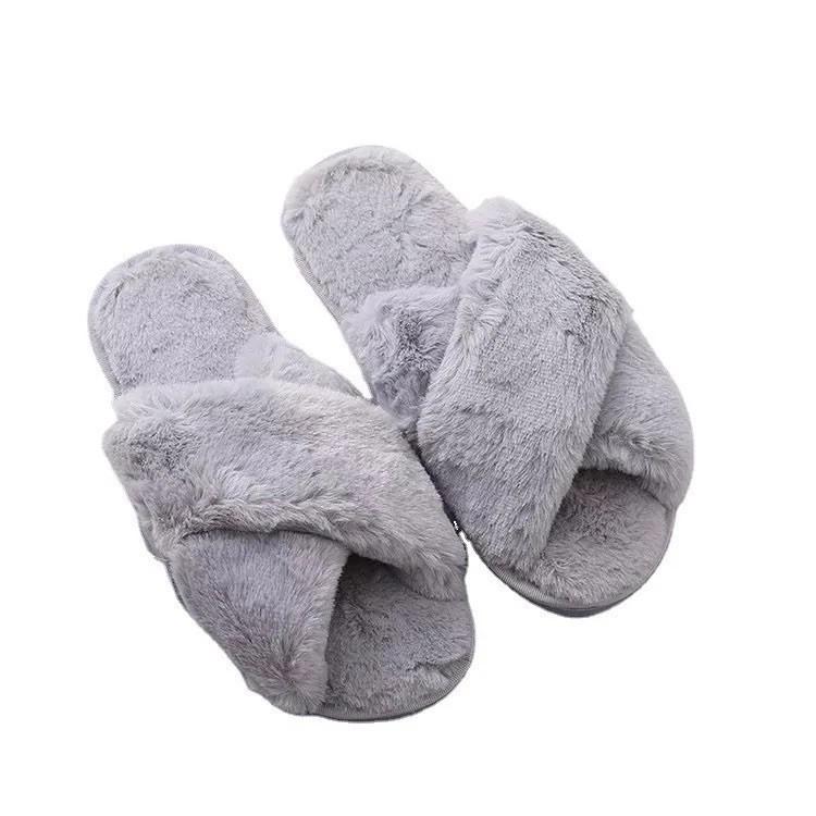 Women Fluffy House Slipper For Wedding Or Any Other Occasion. Perfect For Gifts