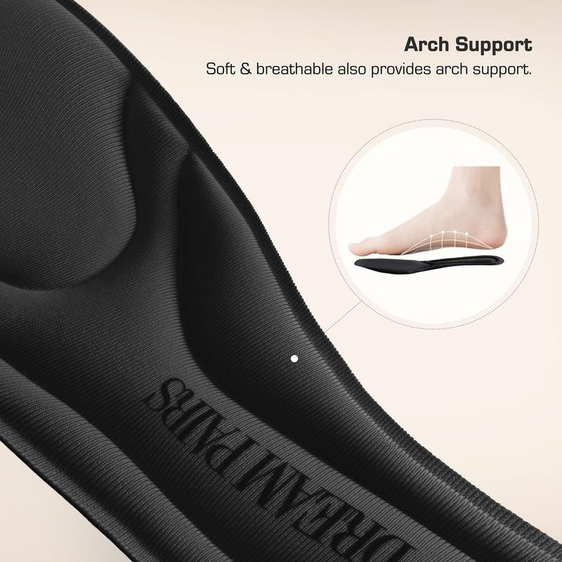 Women Pumps Arch Support Low Block Heel Square Toe Comfort Slip On Pump Shoes