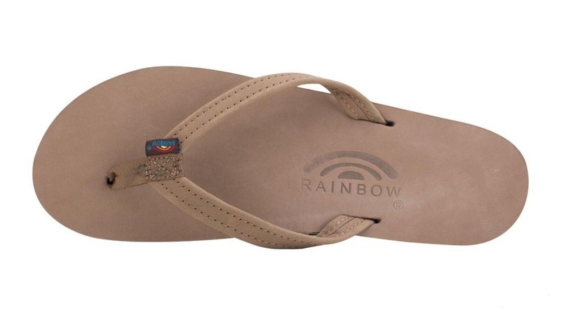 Women Rainbow Premier Leather Double Layer Narrow Strap 302ALTSN Dark Brown