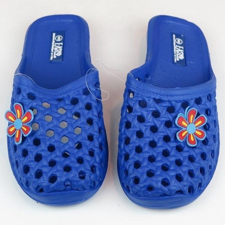 Women's EVA Slide Slippers Sandals Flower Red Black Blue Sizes 6-11 New