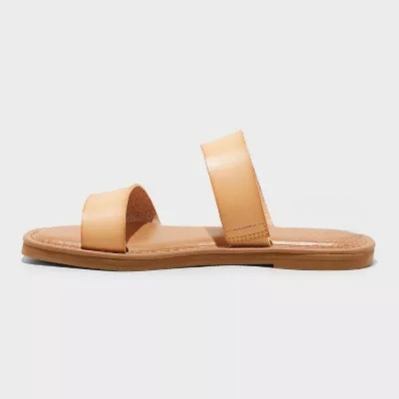 Women's Freya Two Band Slide Sandals - Universal Width Medium