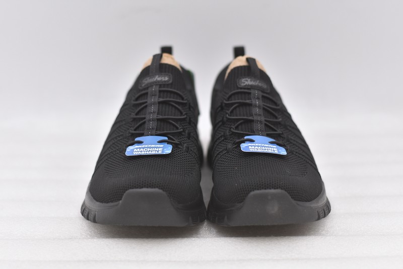 Women's Graceful Picture Perfect Stretch Fit Sneakers Black Size 9.5