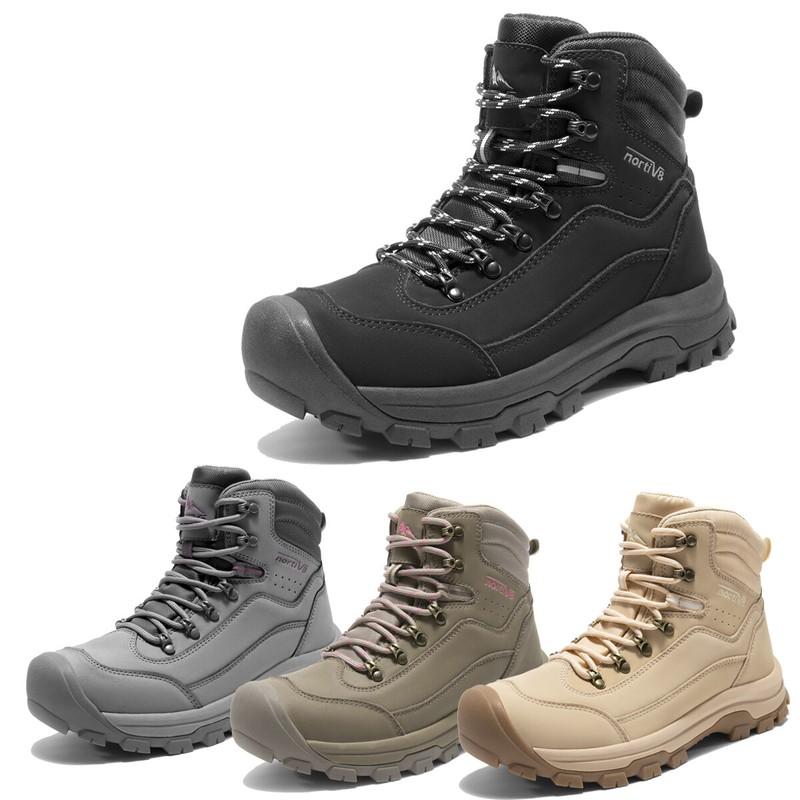 Women's Hiking Boots Ankle Leather Waterproof Trekking Boots Camping Boots