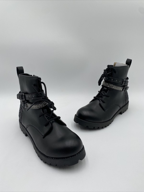 Women’s Mix No. 6 Lil Carly Combat Boot Black Size 4M