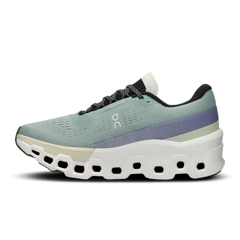 Women's On Cloudmonster 2 Training Shoe New - Mineral Aloe