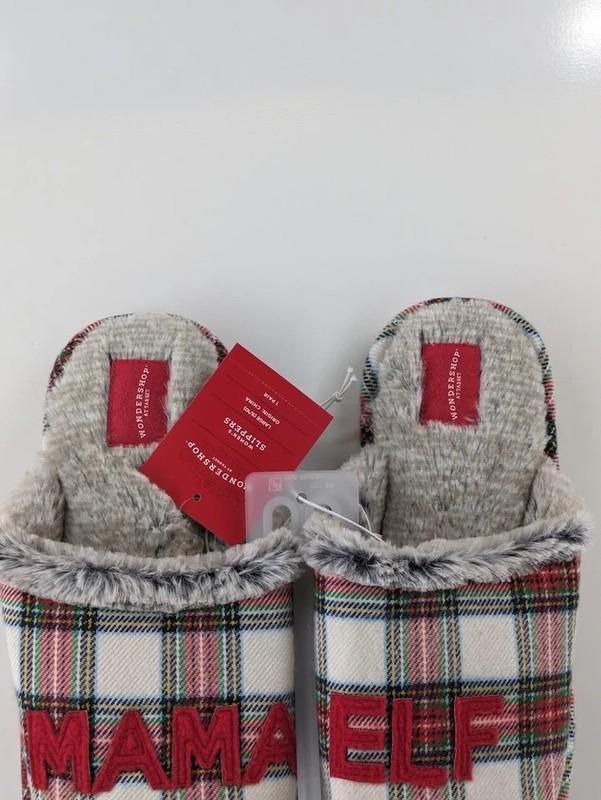 WOMEN'S SIZE 9/10 WONDERSHOP MAMA ELF SLIPPERS