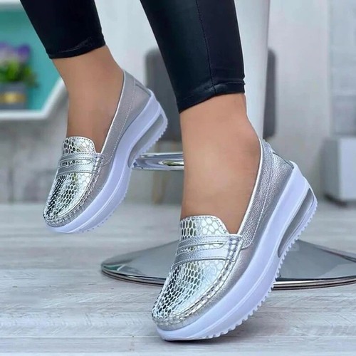 Women's Sneakers Shoes Summer Slip On Flat Casual Sport Platform Walking fashion