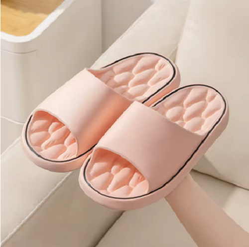 Women’s Soft Pillow Slides - Comfy Indoor House Slippers Quick-Dry Open Toe