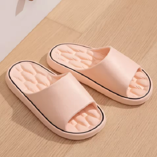 Women’s Soft Pillow Slides - Comfy Indoor House Slippers Quick-Dry Open Toe