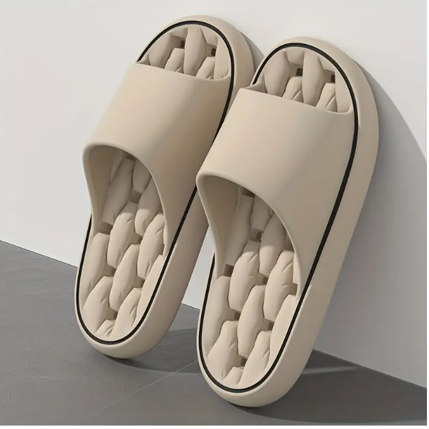 Women’s Soft Pillow Slides - Comfy Indoor House Slippers Quick-Dry Open Toe