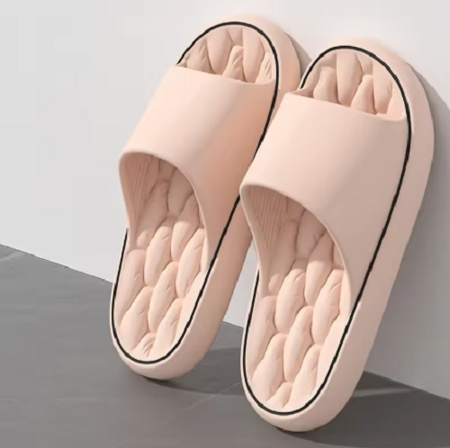 Women’s Soft Pillow Slides - Comfy Indoor House Slippers Quick-Dry Open Toe