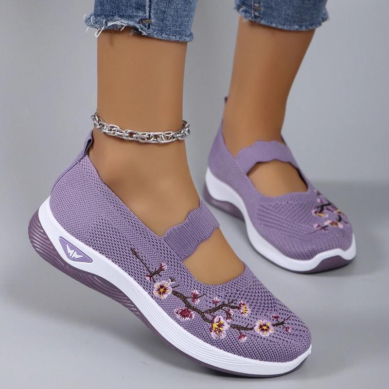Women's Summer Breathable Mesh Flat Shoes Women's Shoes Casual Sports Shoes