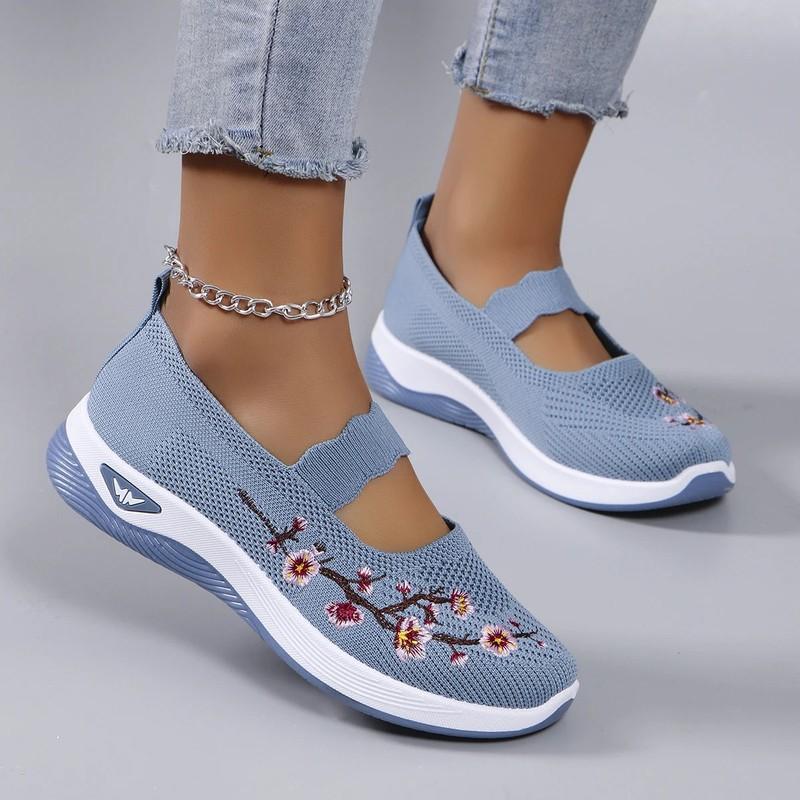 Women's summer breathable mesh flat shoes women's shoes casual sports shoes