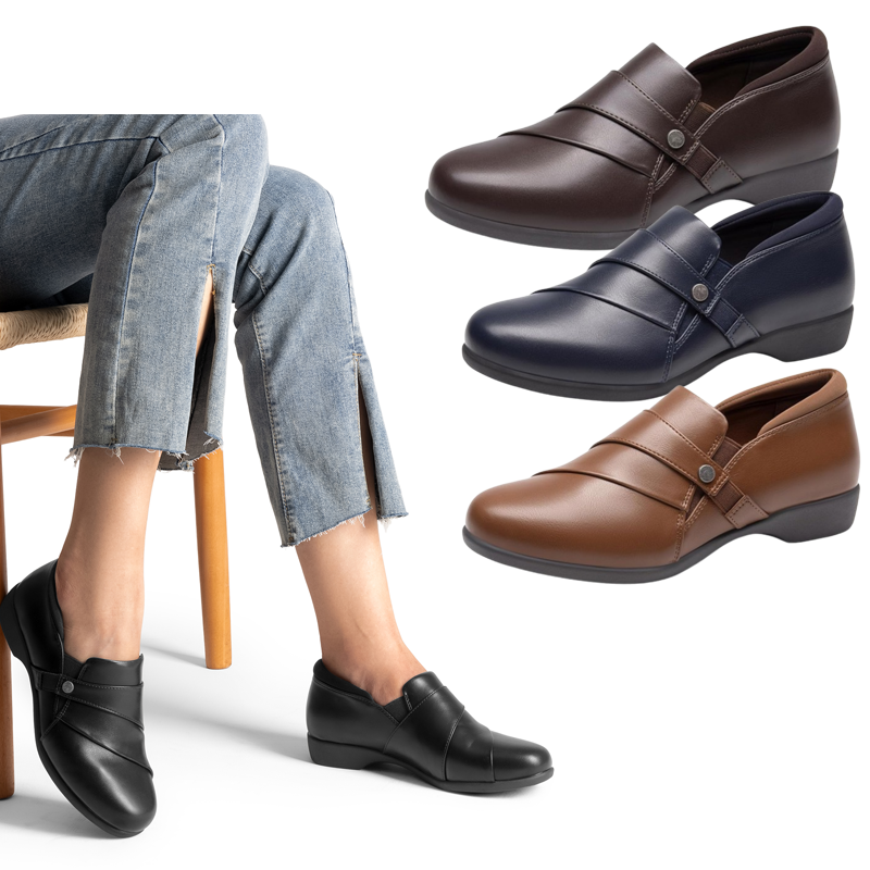 Women Slip On Comfortable Business Casual Work Office Loafer Shoes