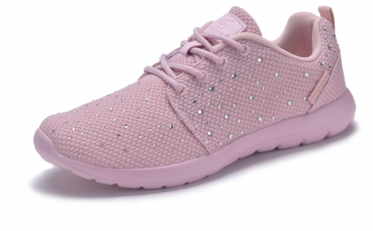 Women Sport Lightweight Laces Mesh Sneakers Rhinestone Athletic Shoes Women Sport Lightweight Laces Mesh Sneakers Rhinestone Athletic Shoes