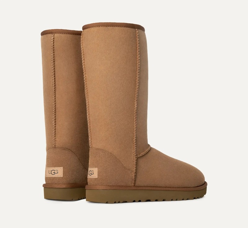 Women UGG Classic Tall II Boot 1016224 Color Chestnut Suede Upper Authentic