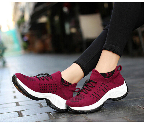 Womens Ortho Stretch Cushion Sneakers Orthopedic Diabetic Running Walking Shoes