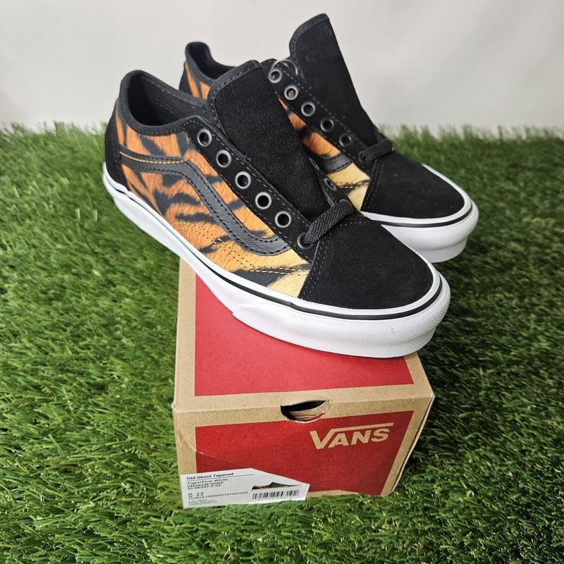 Womens Vans Old Skool Tapered Low Tiger Print New Womens Sizes 6.5-9