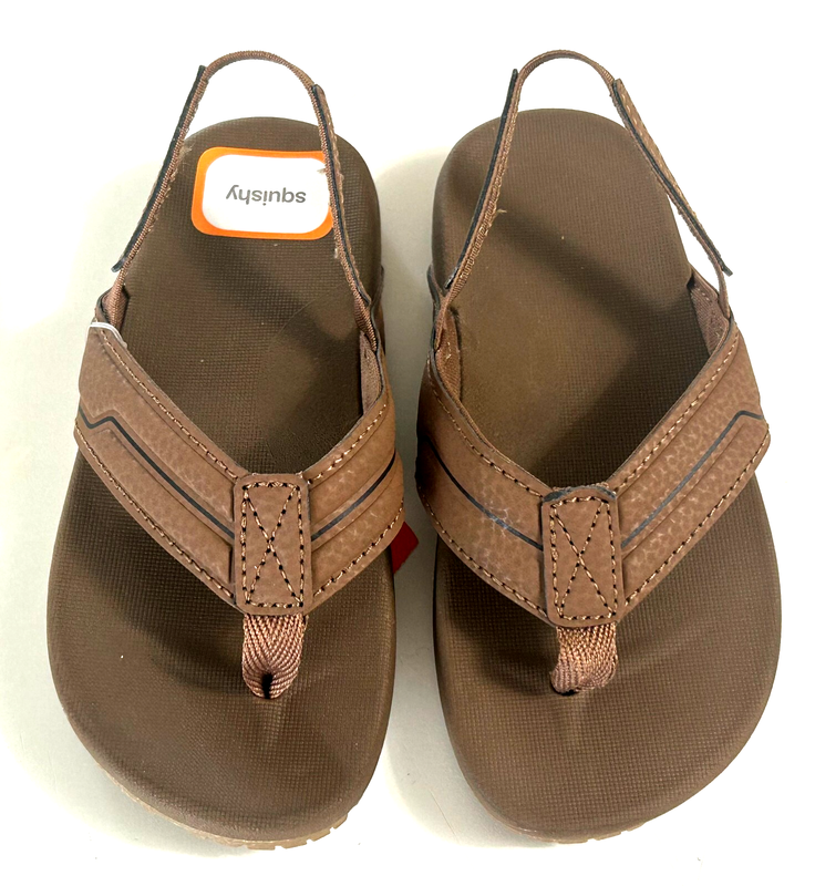 Wonder Nation Casual Flip Flops Sandals Toddler Boys 7/8 9/10 11/12 NEW