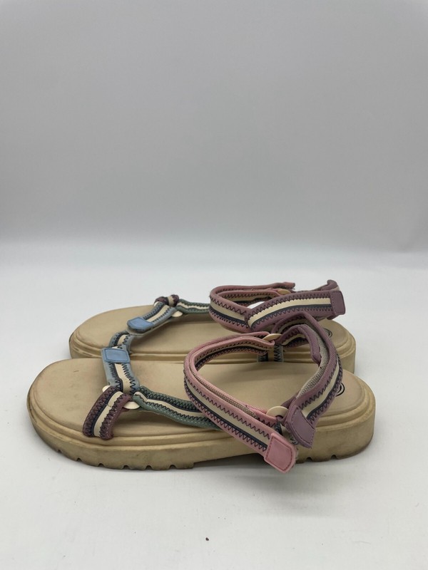 Wonder Nation Girls Beige / Pink Sandals Shoes Size 5