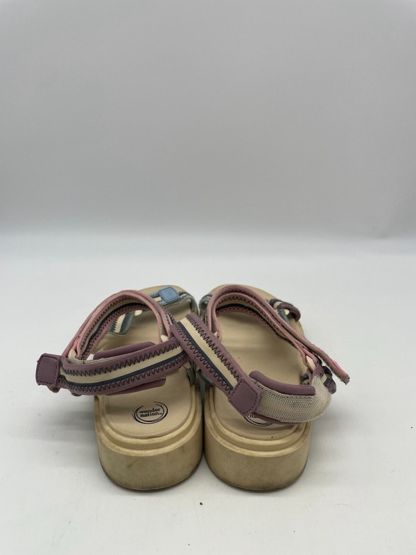 Wonder Nation Girls Beige / Pink Sandals Shoes Size 5