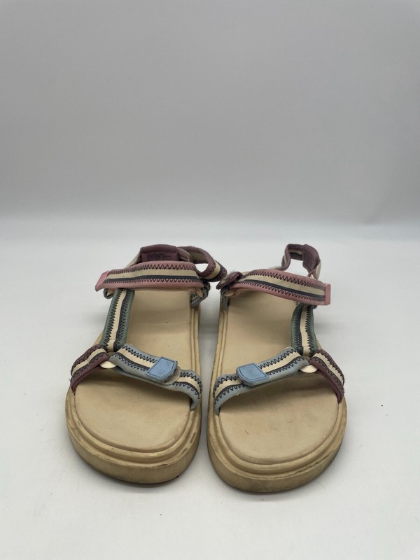 Wonder Nation Girls Beige / Pink Sandals Shoes Size 5