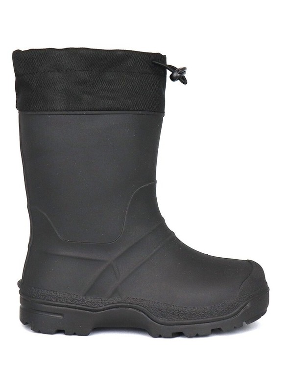 Wonder Nation Toddler Boys Black Icestorm Sip-on Waterproof Snow Boots: 7-11