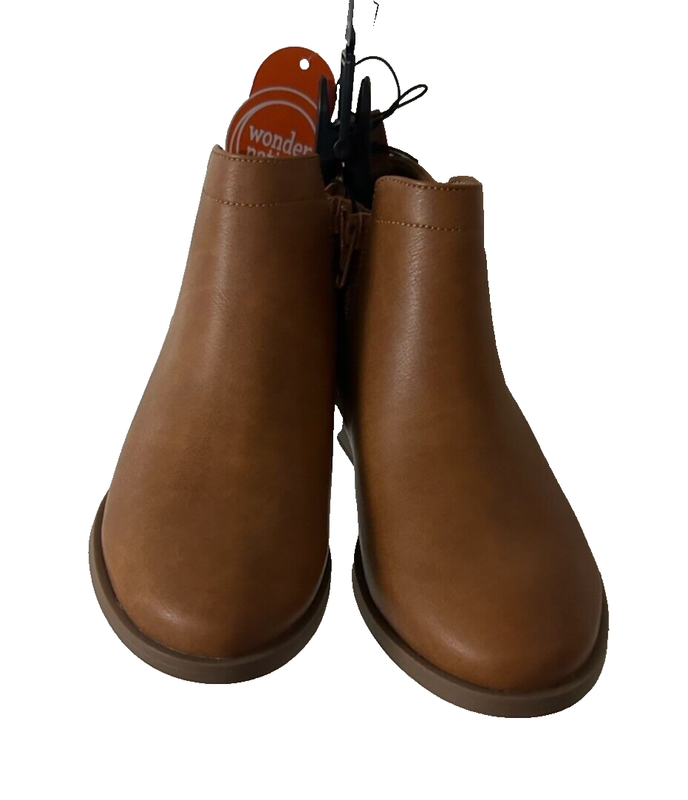 Wonder Nation TODDLER Girl's Size 8 Fashion Ankle Booties Color Chestnut BROWN