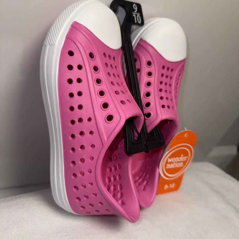 Wonder Nation Toddler Girls Pink Beach Water Friendly Sneakers Size 9/10