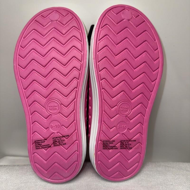 Wonder Nation Toddler Girls Pink Beach Water Friendly Sneakers Size 9/10