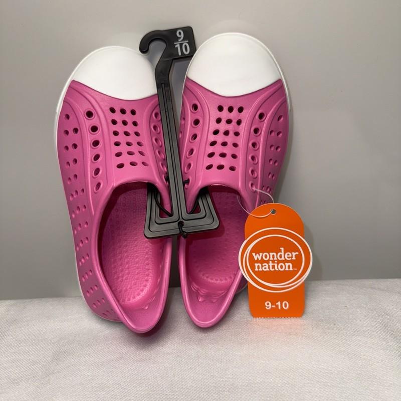 Wonder Nation Toddler Girls Pink Beach Water Friendly Sneakers Size 9/10