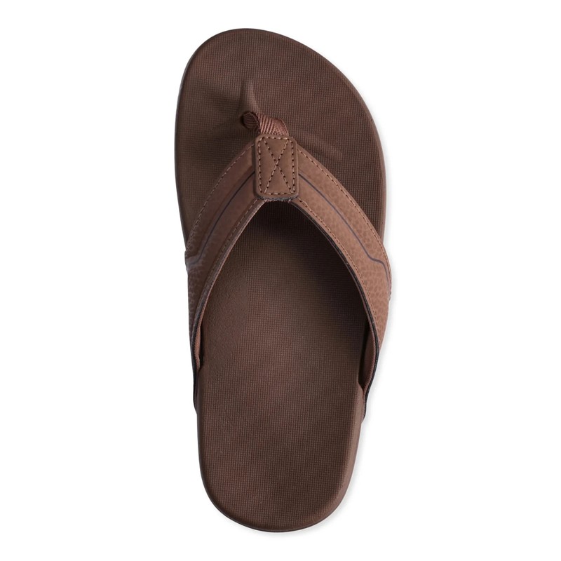 Wonder Nation Youth Big Boy's Brown Casual Flip Flops Sandals Size 13/1 NEW