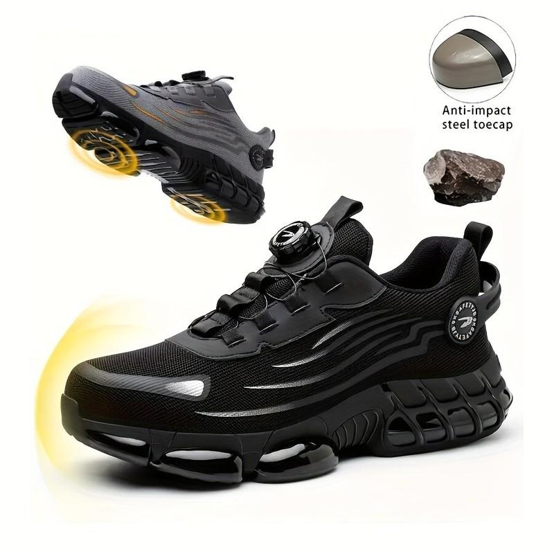 Work Boots Indestructible Safety Work Shoes Steel Toe Breathable Mens' Sneakers