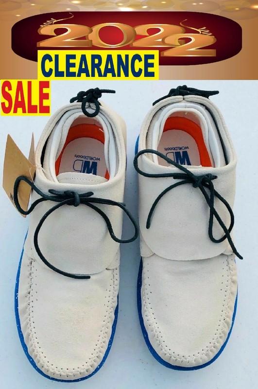 Worldboots Original Size MEN 11 Taupe Royal BLUE Hemera Skirt /Sneakers RETRO