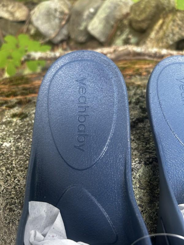 Yeah Baby Unisex L Mystic Blue Flexible Slide Spa Comfort Grip Sole Sandals