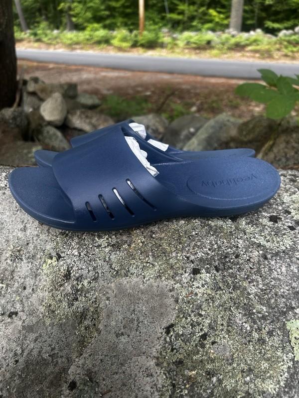 Yeah Baby Unisex L Mystic Blue Flexible Slide Spa Comfort Grip Sole Sandals