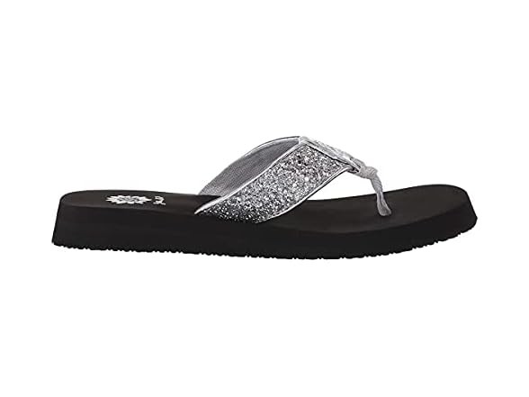 Yellow Box Women's Feliks Sandal Silver 6.5 M US