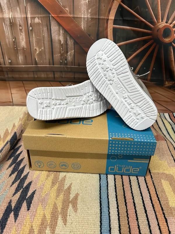 Youth Hey Dude Wally Grey Shoe
