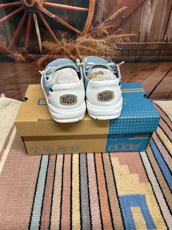 Youth Hey Dude Wendy Boho Light Denim Shoe